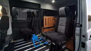 VW Crafter s vestavbou Sicar