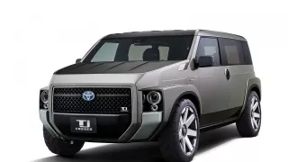 Dodávka i SUV. Toyota Tj Cruiser Concept. 1