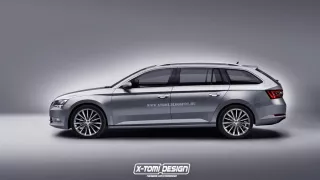 Škoda Superb Combi Render