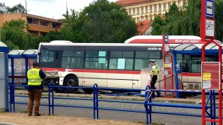 Nehoda autobusu ve Slaném