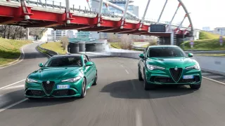 Alfa Romeo Giulia a Stelvio 2020