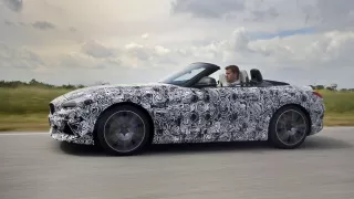 BMW Z4 testy Miramas