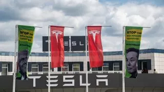 Protest, Tesla