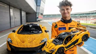 V Česku sestavili McLaren P1 z Lega v životní velikosti. Hvězda F1 s ním hned vyrazila na okruh