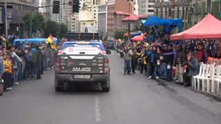 Auto v ulicích La Paz 